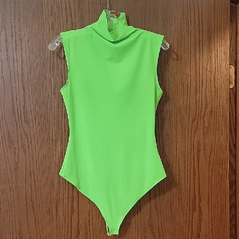 Vibrant Green Kids One Piece